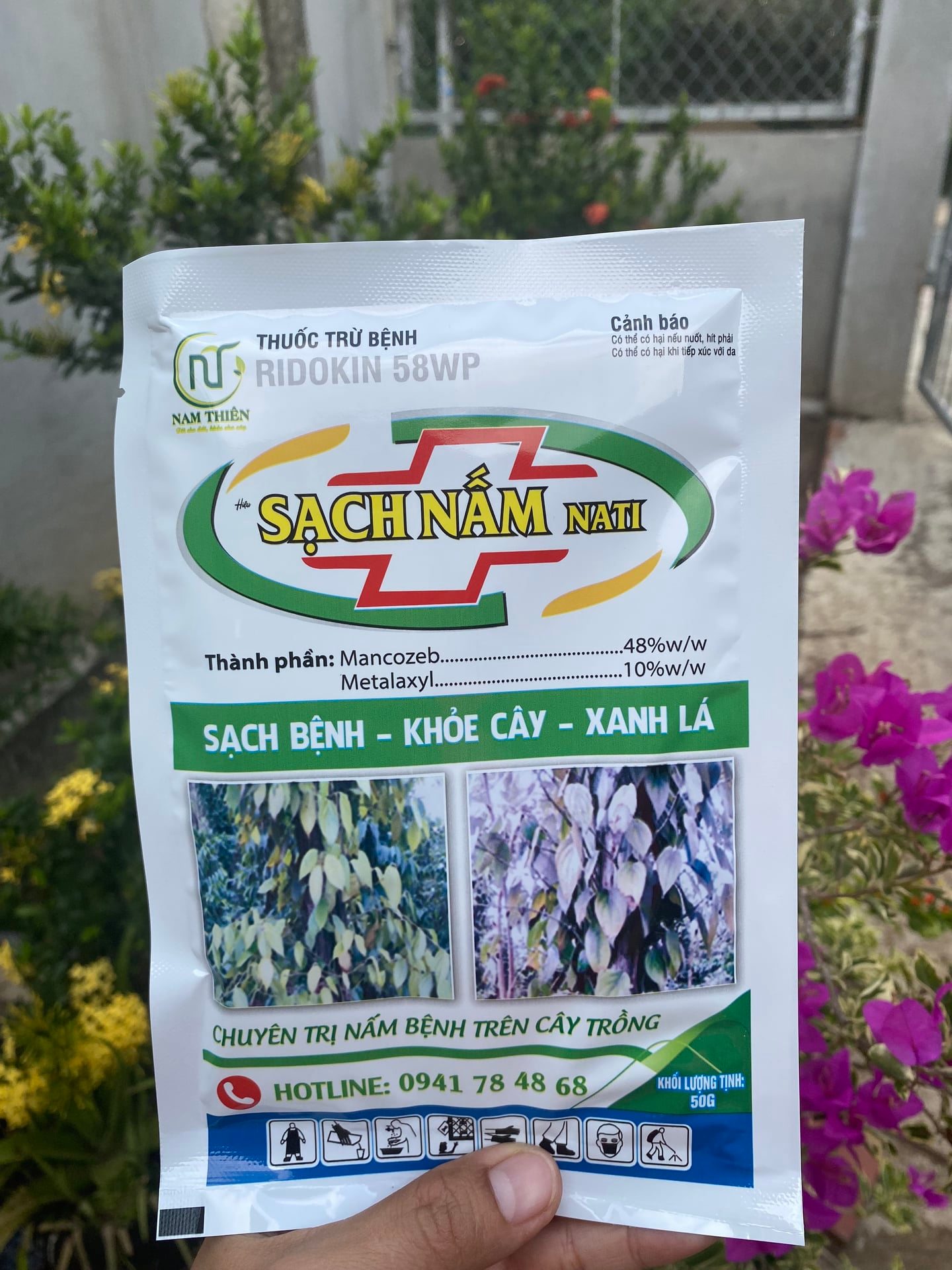 SẠCH NẤM NATI - SẠCH NẤM, KHỎE CÂY, XANH LÁ