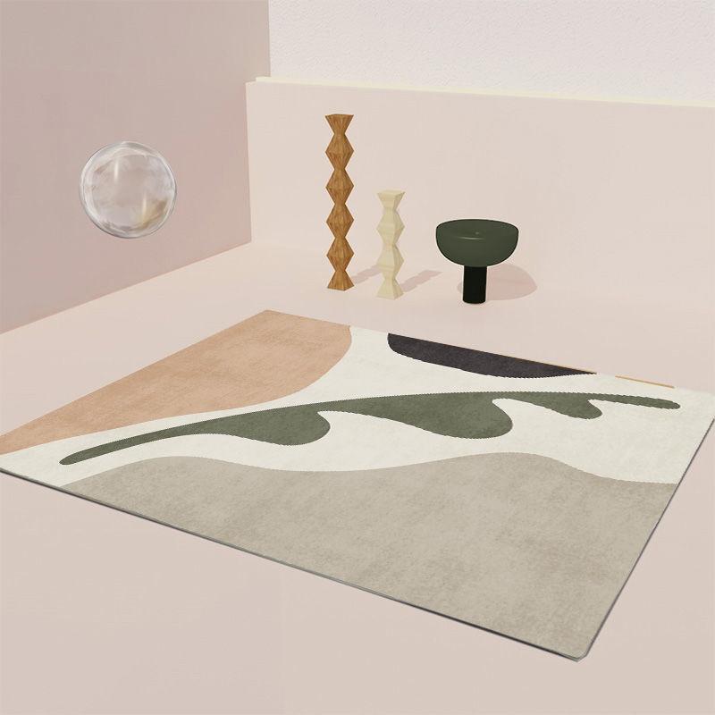 Thảm Lông Dày Trải Sàn Phong Cách Bắc Âu Hiện Đại Đơn Giản