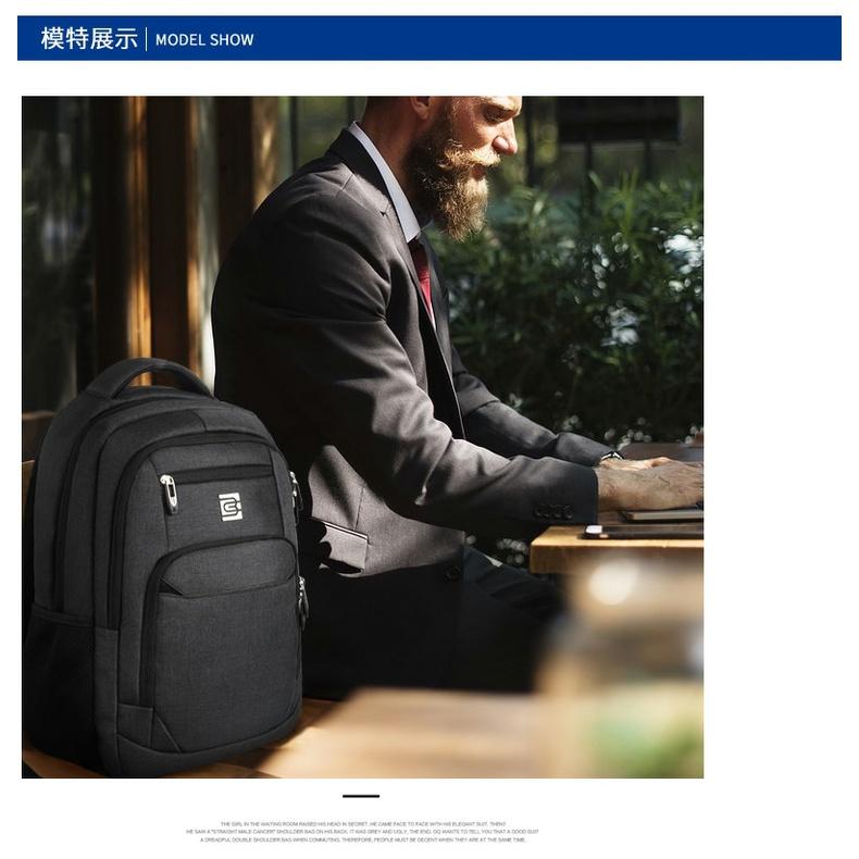 Balo Laptop Cavaly Balo CHỐNG SỐC Đi Học Công Sở Nam Nữ Đựng Vừa Laptop Thiết Kế 3 ngăn 8670-18