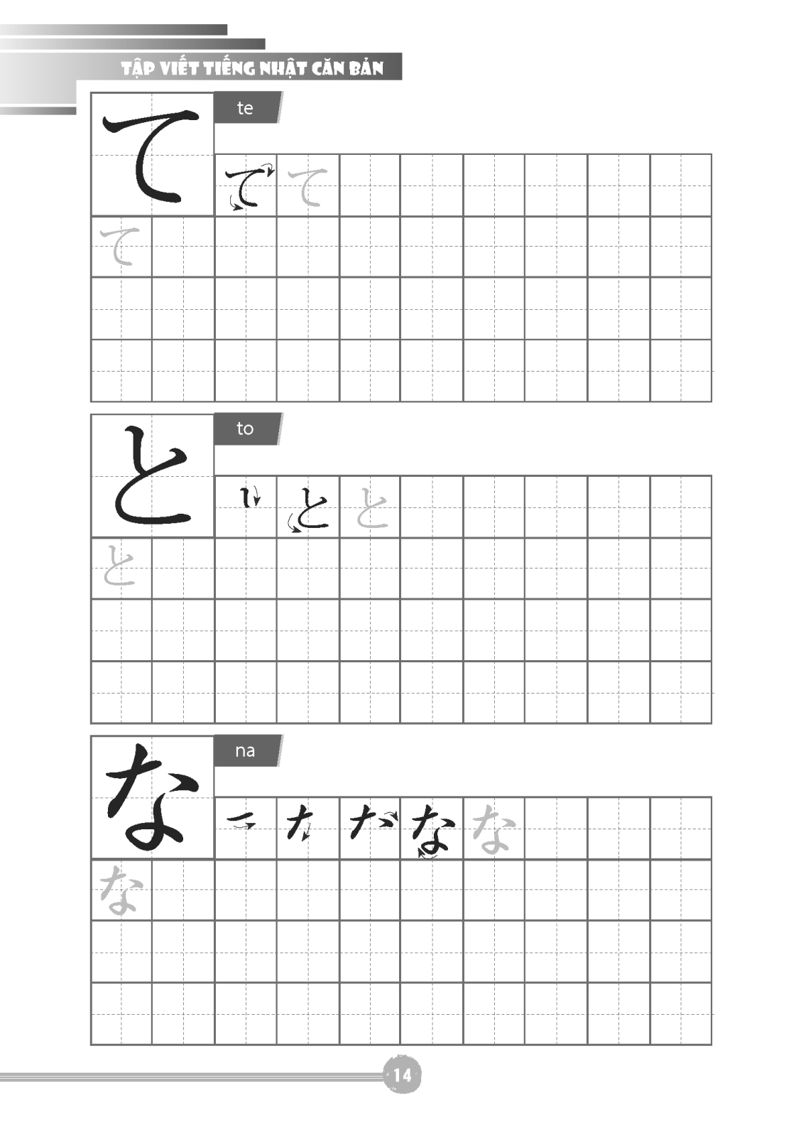 Tập Viết Tiếng Nhật Căn Bản HIRAGANA _MT