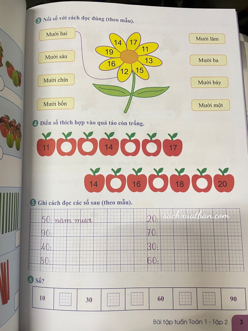 Sách Bài Tập Tuần Toán 1 Tập 2 - Kết Nối - Biên soạn theo chương trình GDPT mới