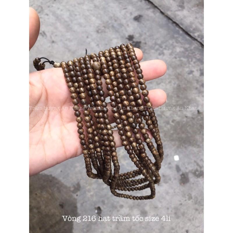 Vòng tay trầm hương 108 hột tự nhiên