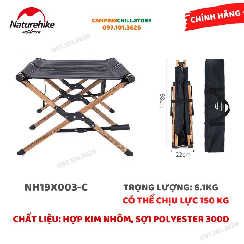 GIƯỜNG ĐƠN GẤP GỌN KHI ĐI DÃ NGOẠI NATUREHIKE NH19X003-C