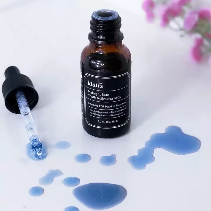 Bộ 3 Sản Phẩm Dưỡng Ẩm Phục Hồi Da Ban Đêm Dear Klairs Midnight Blue (Toner Có Mùi 180ml + Serum 20ml + Kem 60ml) Tặng 1 Mặt Nạ Sexylook