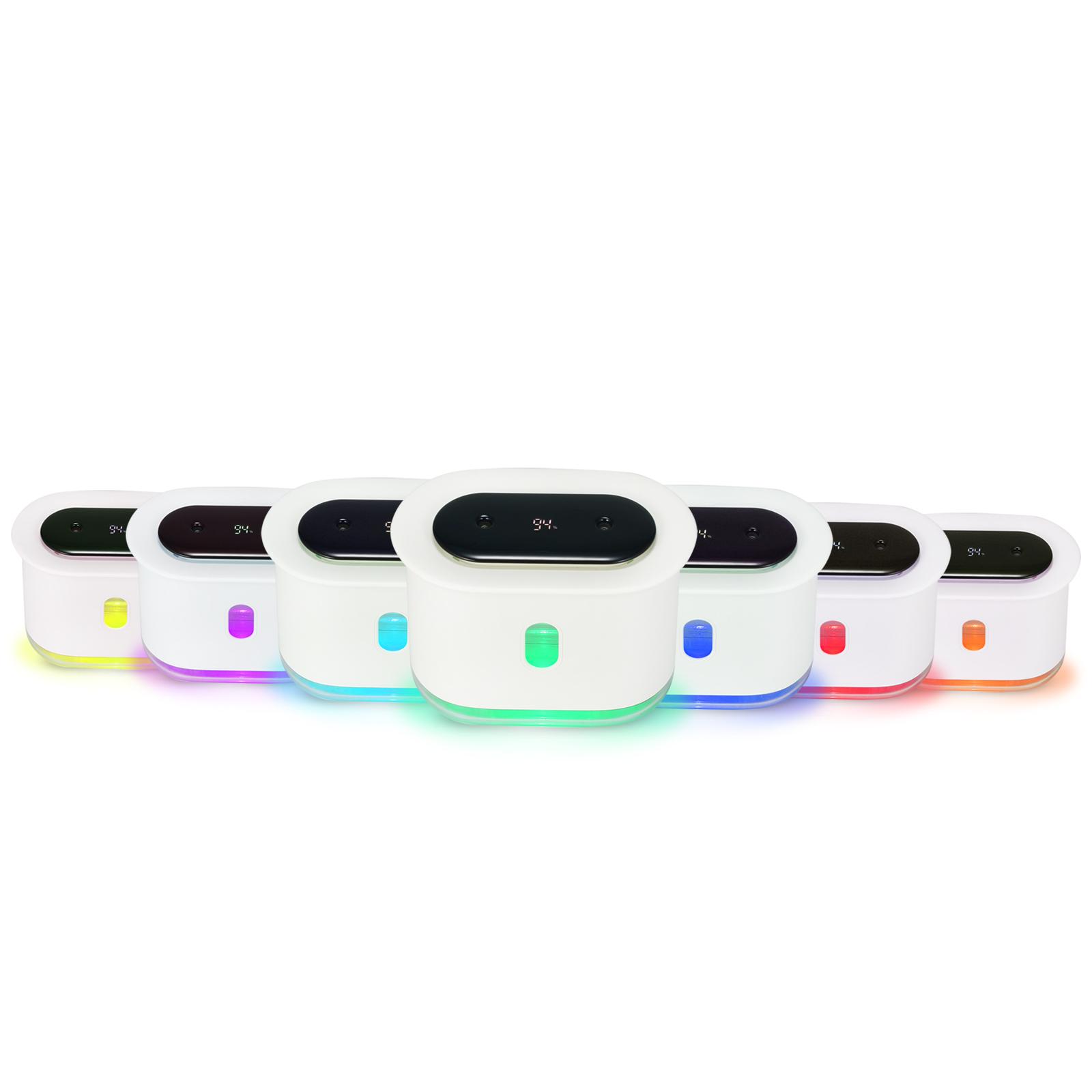 Máy tạo ẩm để bàn, máy phun sương làm mát, khuếch tán trong không khí, có đèn led, 1000mL