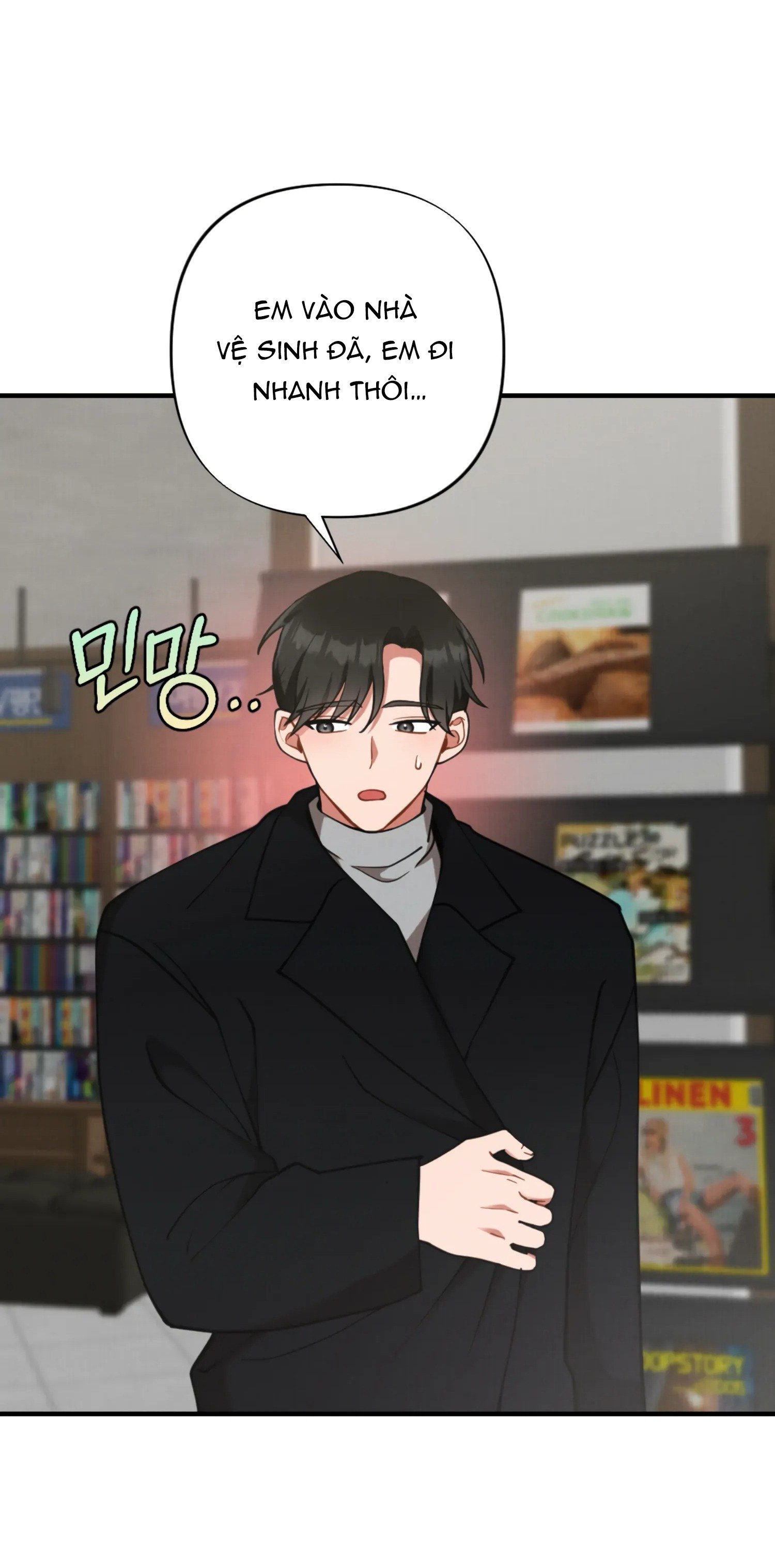 [18+] bạn của em trai không thể to như vậy! chapter 14.1 6