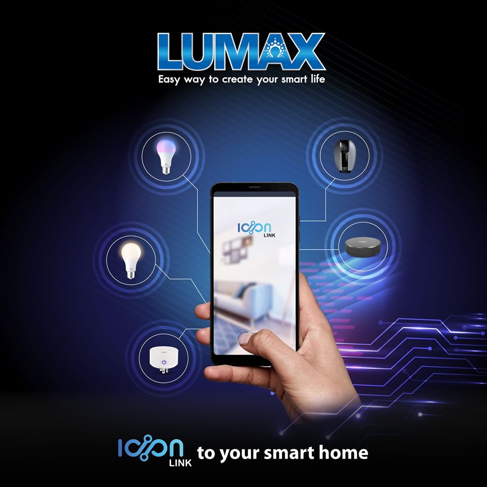 BÓNG ĐÈN THÔNG MINH LUMAX - LUMAX#ICON LINK 800LM/RGBW/9W/E27/WIFI/EA - ĐIỀU CHỈNH MÀU SẮC - KẾT NỐI VỚI ĐIỆN THOẠI