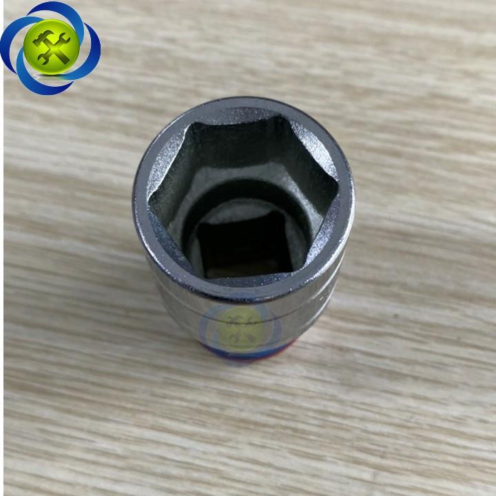 Tuýp trắng ngắn Kingtony 433521M 1/2 INCH - 21MM 6 CẠNH