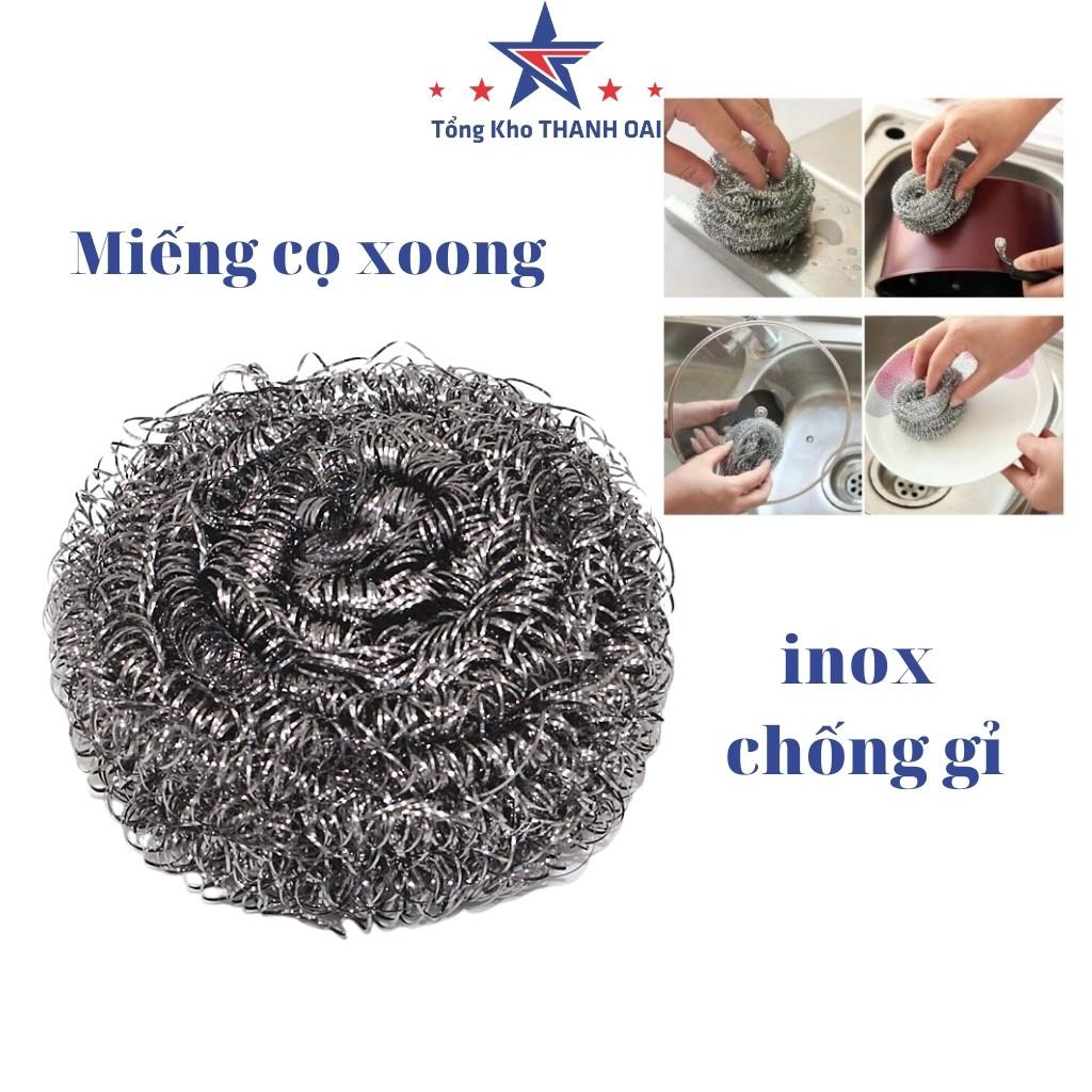 Miếng cọ xoong nồi chống gỉ Bùi nhùi thép