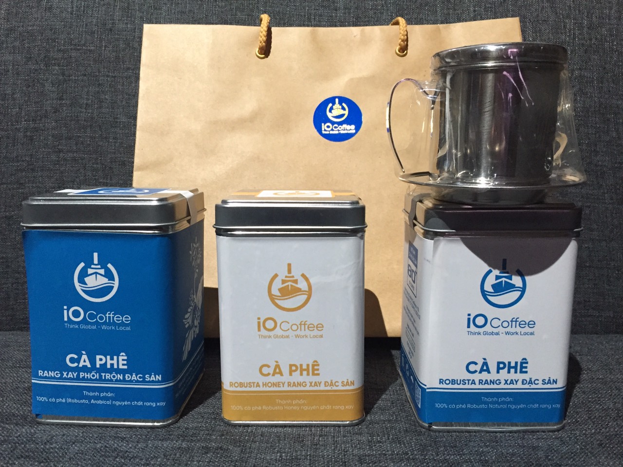Giỏ quà cà phê đặc sản - trọn vẹn đam mê