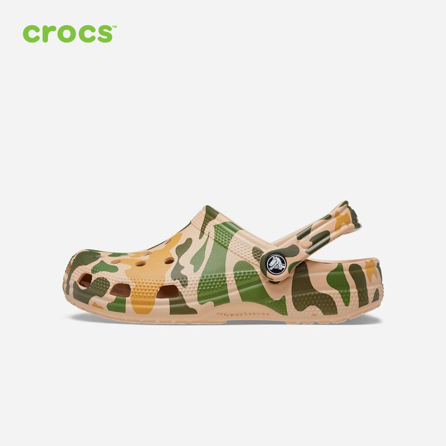 Giày lười unisex Crocs Classic Printed Camo - 206454-2Y6