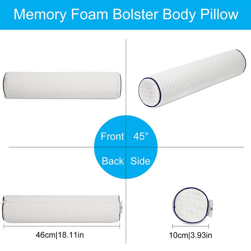 Cột Bông Mút Dài Chăn Ga Gối Sofa Đệm Lưng Đàn Hồi Chậm Chân Eo Cổ Bảo Vệ Cổ Tử Cung Chỉnh Hình Gối