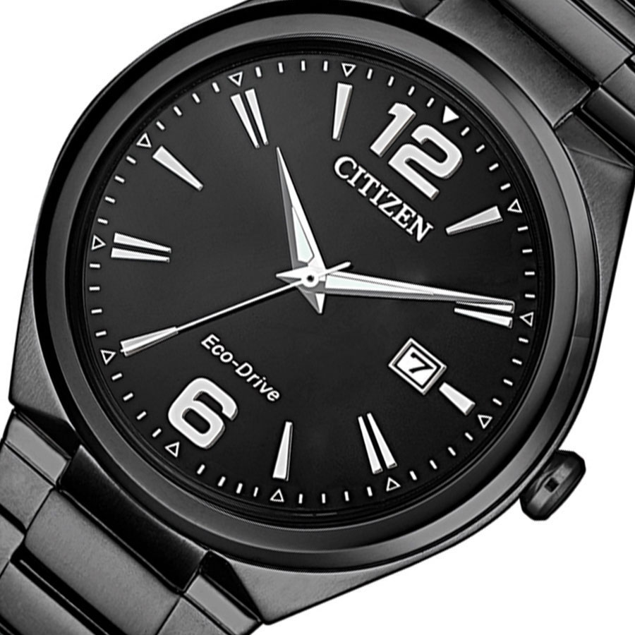 Đồng Hồ Nam Citizen Dây Thép Không Gỉ AW1375-58E - Mặt Đen