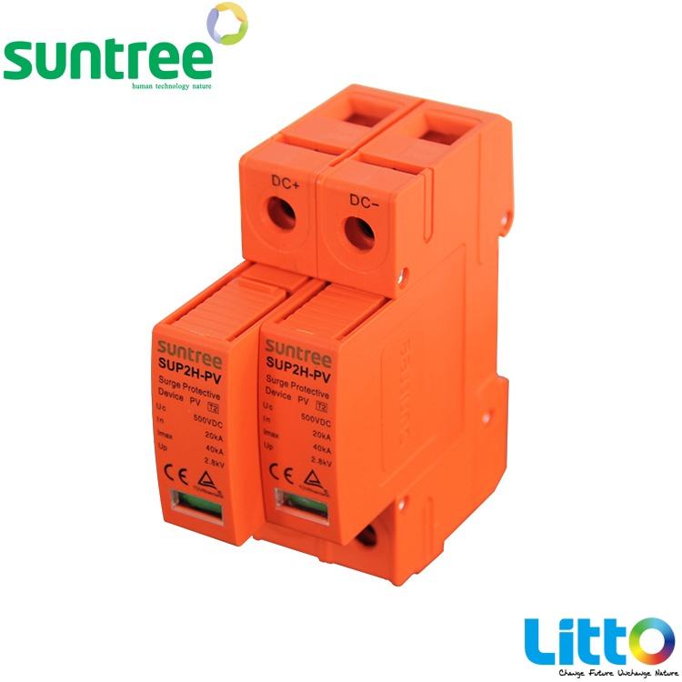 CHỐNG SÉT DC SUNTREE 2P 500VDC, 2P 800VDC (NEW DC SURGE PROTECTOR) - Hàng Chính Hãng