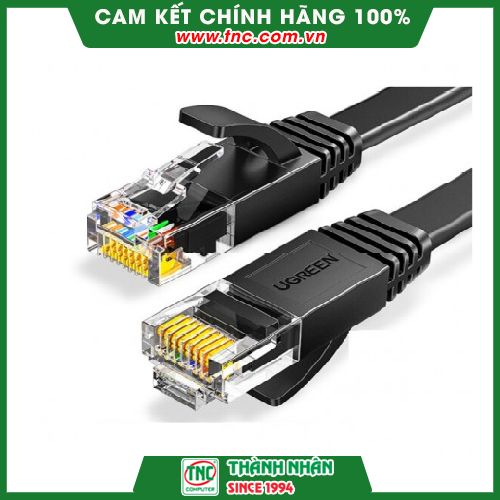 Cáp mạng bấm sẵn Ugreen 50175 Cat6 dạng dẹp dài 3m-Hàng chính hãng