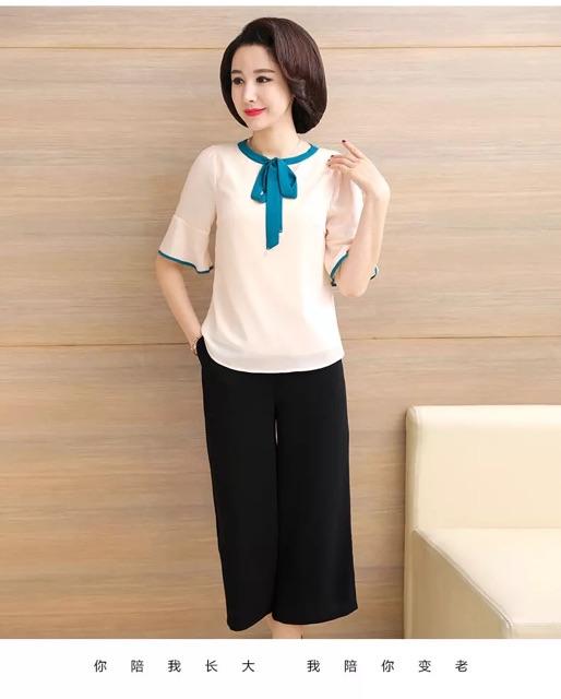 Áo voan trung niên cao cấp LL23