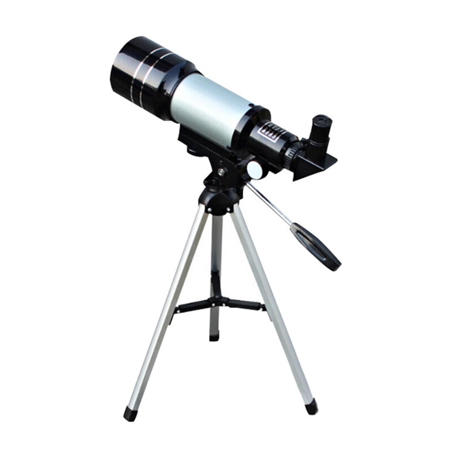 Portable 70mm 300mm Telescope for Beginners Easily Install Astronomy Refractor Telescope ,to Observe Celestial Objects at Night Accessory