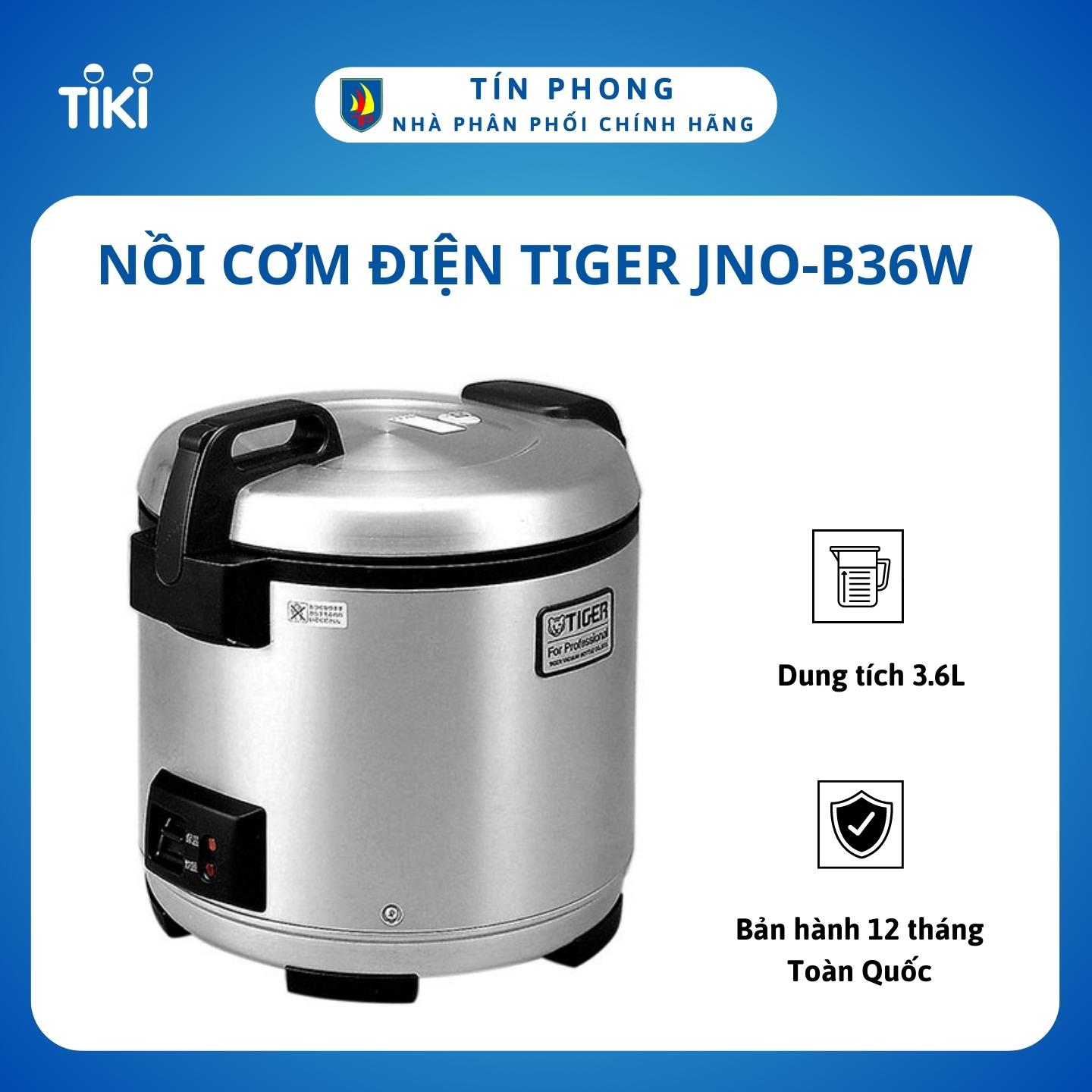 Nồi Cơm Điện Tiger JNO-B36W - 3.6L - Hàng Chính Hãng