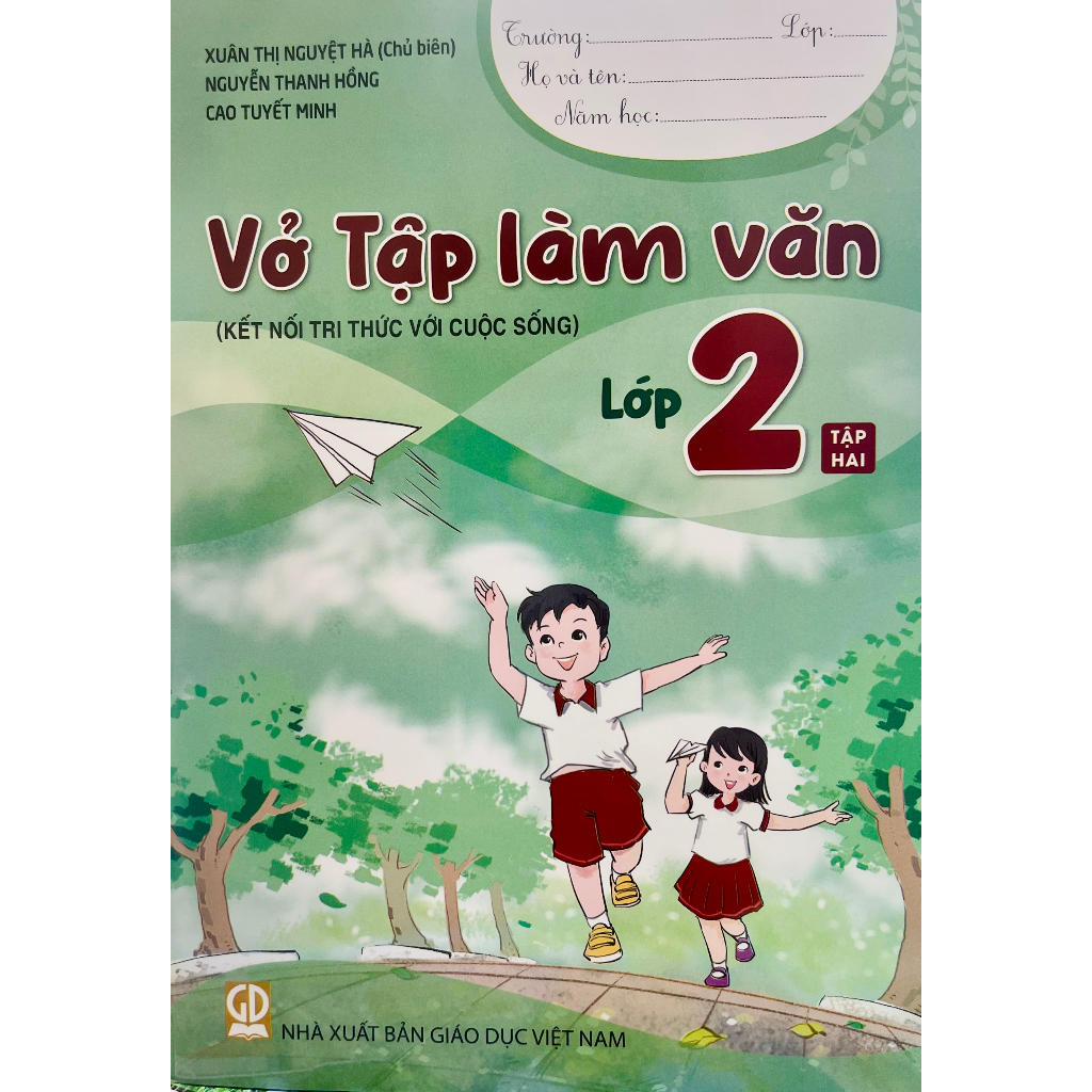 Sách - Combo Vở tập làm văn lớp 2 tập 1+2 - HA