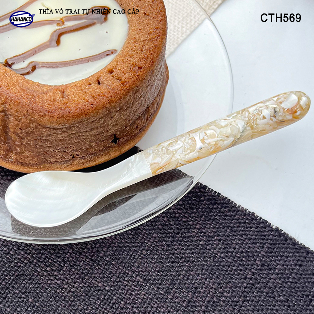 Thìa Cafe Làm Từ Vỏ Trai Cán Ôc Xà Cừ Xuất Nhật Thiết Kế Tinh Tế - HAHANCO - CTH569