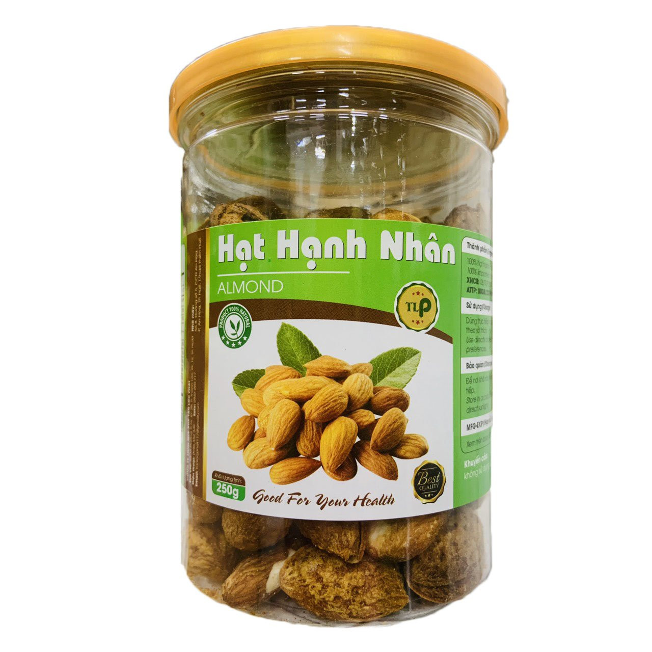 HẠT HẠNH NHÂN TÂN LỘC PHÁT - HỘP 250G