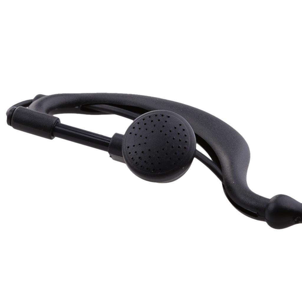 2 Pin PTT   Two  Earpiece Headset MIC for