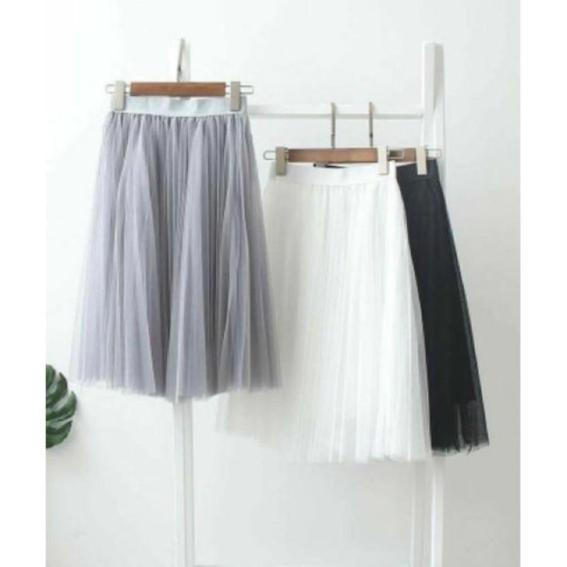 Chân váy lưới tutu 3 màu