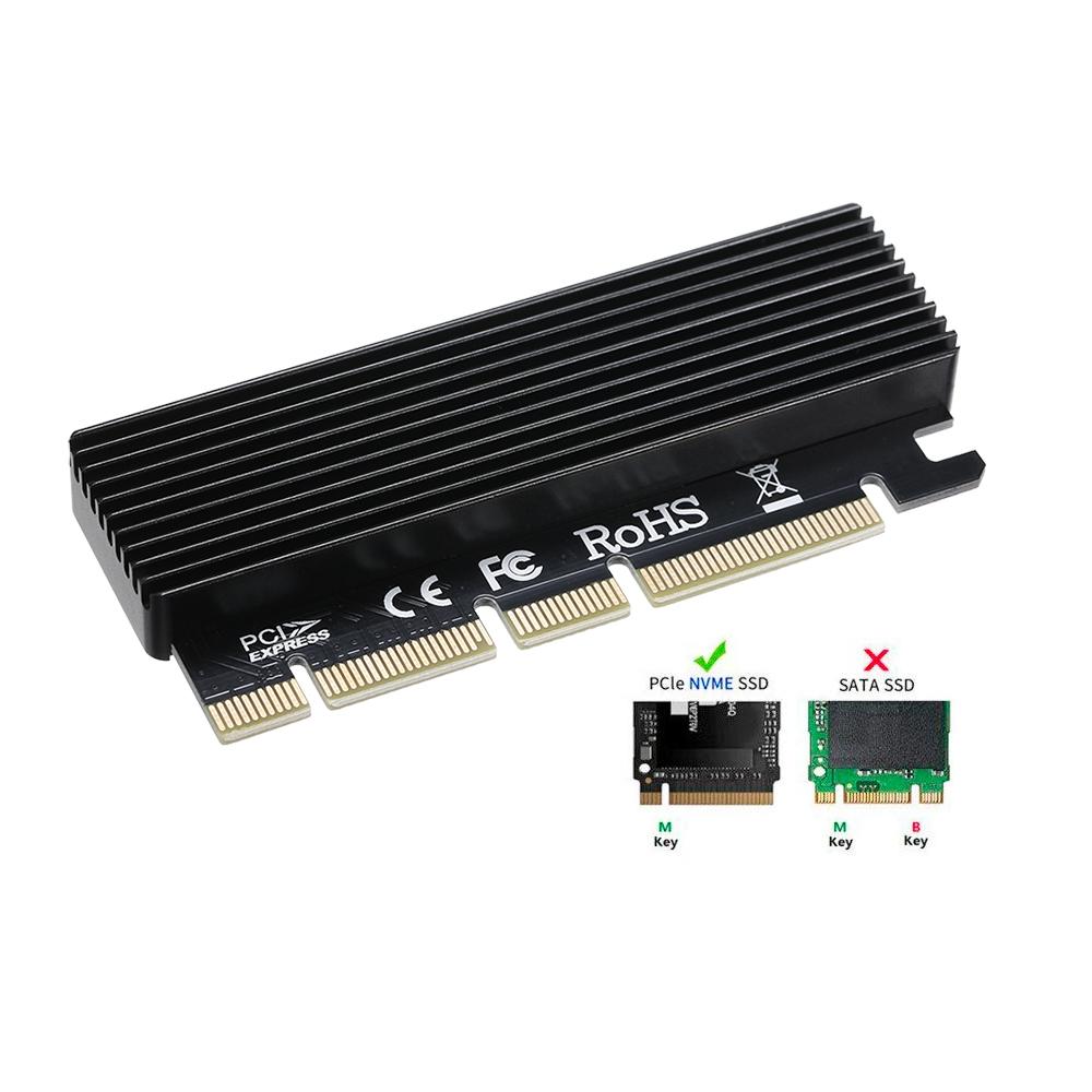 Hỗ trợ thẻ điều hợp thẻ mở rộng 2230 2242 2260 2280 PCIE NVME m.2 SSD sang PCIE 4X 8X 16X