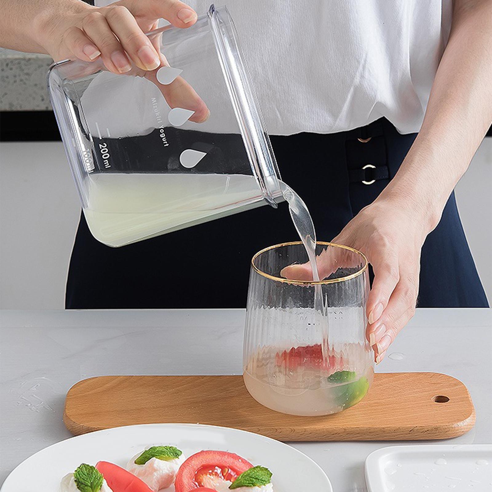 Greek Yogurt Maker Strainer Food Strainer Household with Lid Yogurt Filter