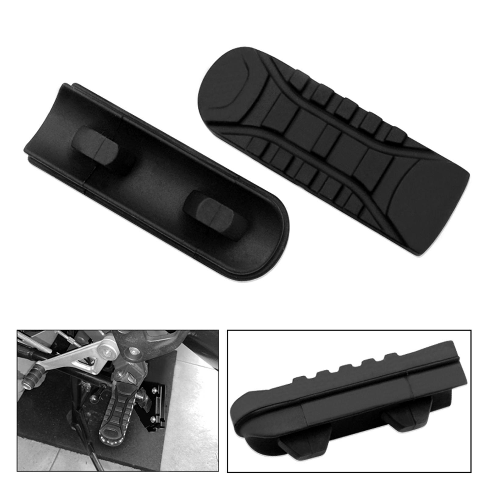 2Pcs Motorcycle Front Footrest Rubber Foot Pegs Foot Pedals for  LC Adv F850GS F750GS Replacement Easy Installation