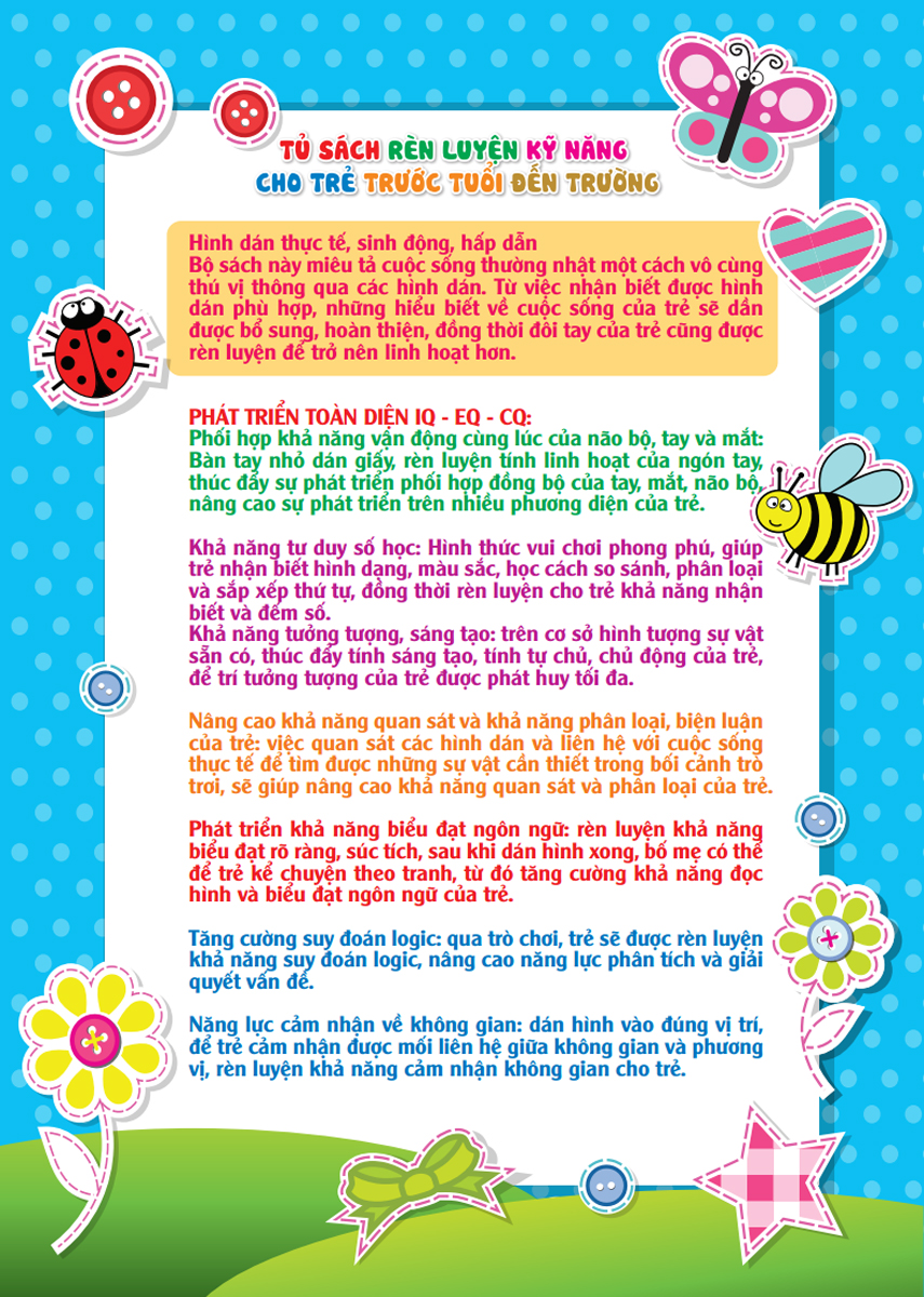 Bóc Dán Hình Thông Minh IQ-EQ-CQ - 150 Miếng Dán Hình Thông Minh - Động Vật _MT