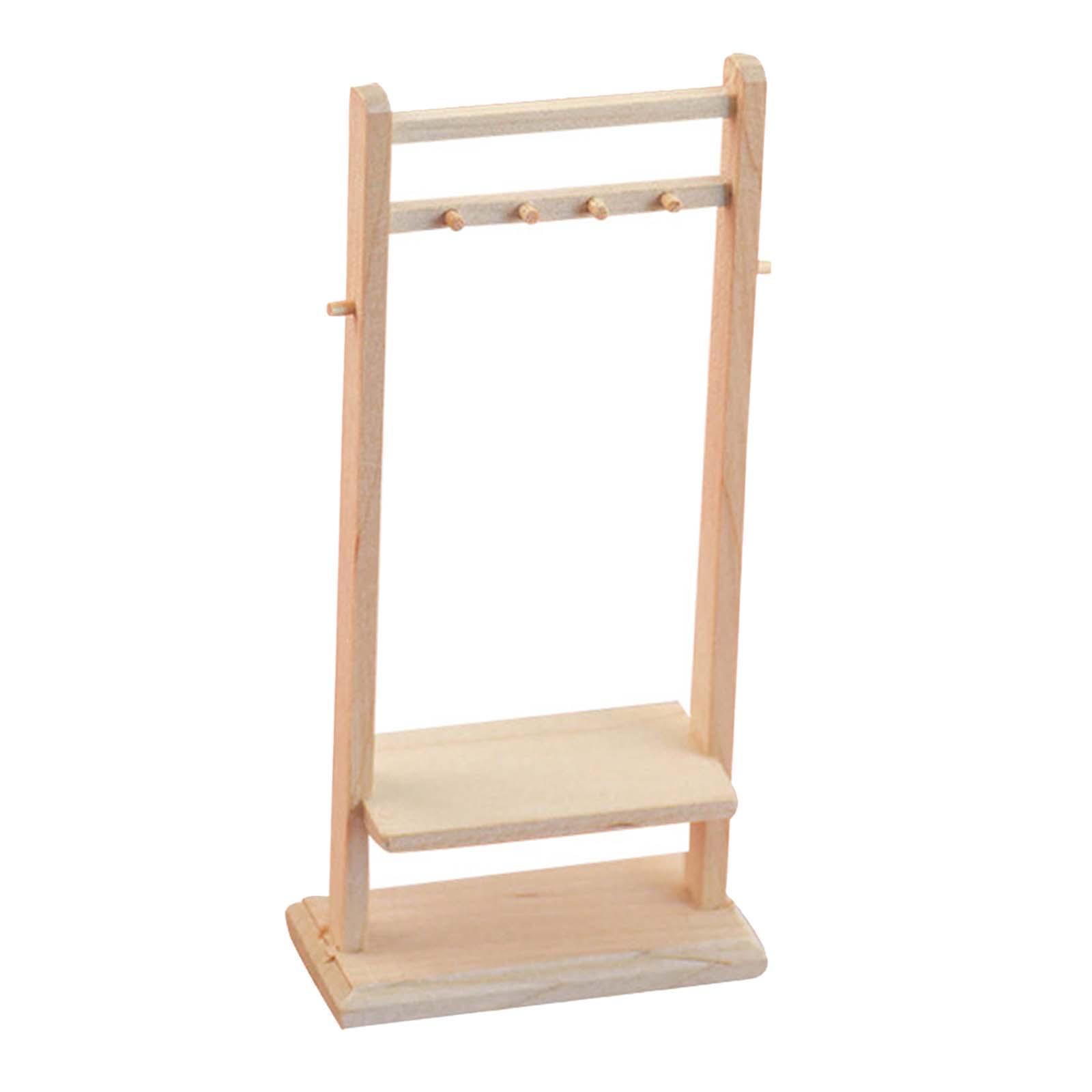 Doll Clothes Organizer Mini Furniture for Bedroom Decoration Micro Landscape