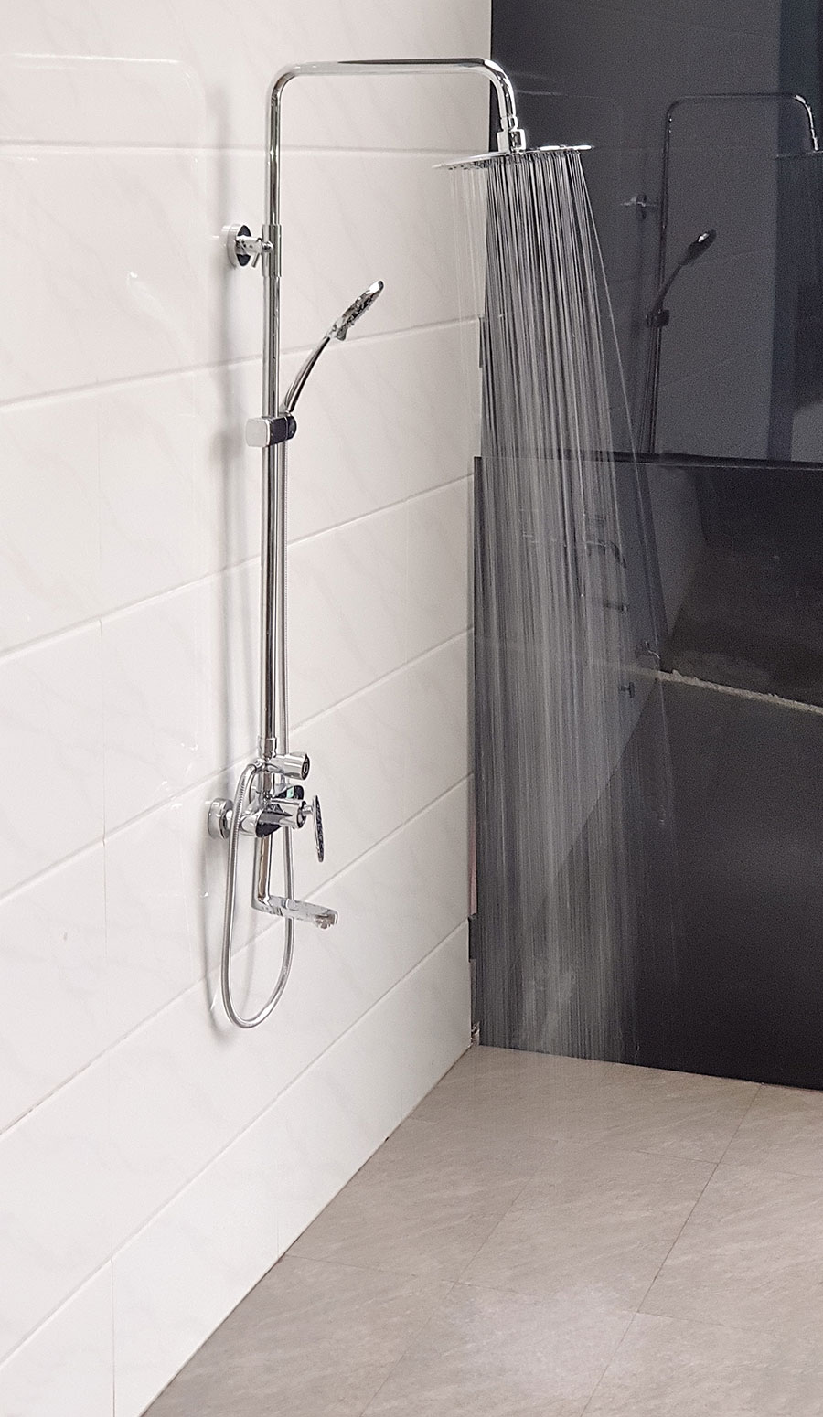 Cây sen nóng lạnh Đồng mạ Chrome Eurolife EL-SC912