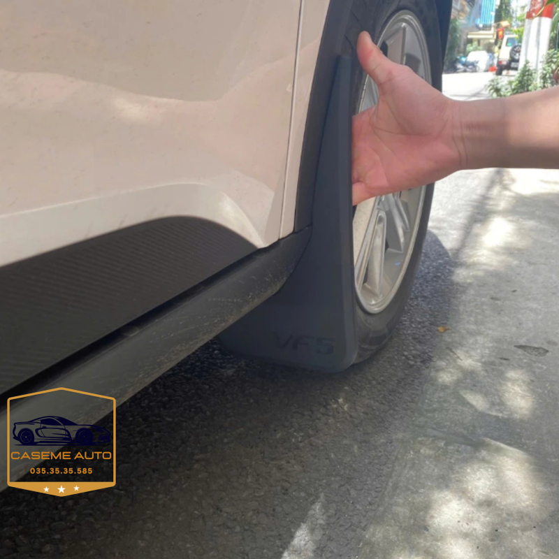 Chắn Bùn Ô Tô VinFast VF3 / VF5 / VF6 / VF7 / Limo Green – Bộ 4 Tấm Nhựa Cao Cấp - Hàng Chính Hãng