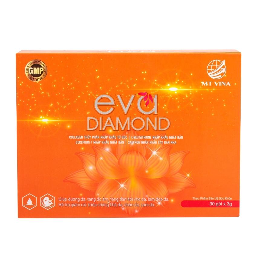 { combo 5 ] Eva Diamond Thải Độc Đẹp Da cân bằng nội tiết giảm tình trạng nóng trong bốc hỏa da khô sạm