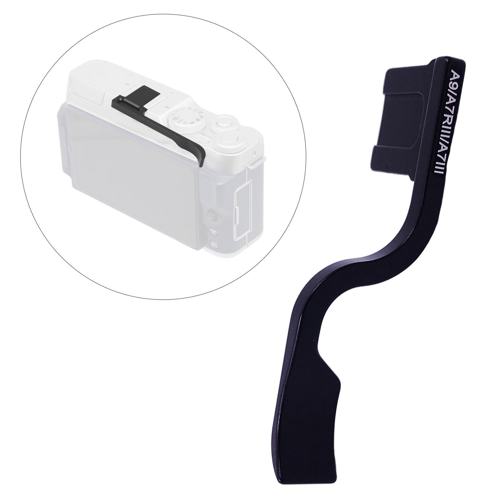 Thumb up Grip Metal Thumb Rest Hot Shoe Cover Protector for Sony A7R2 Black