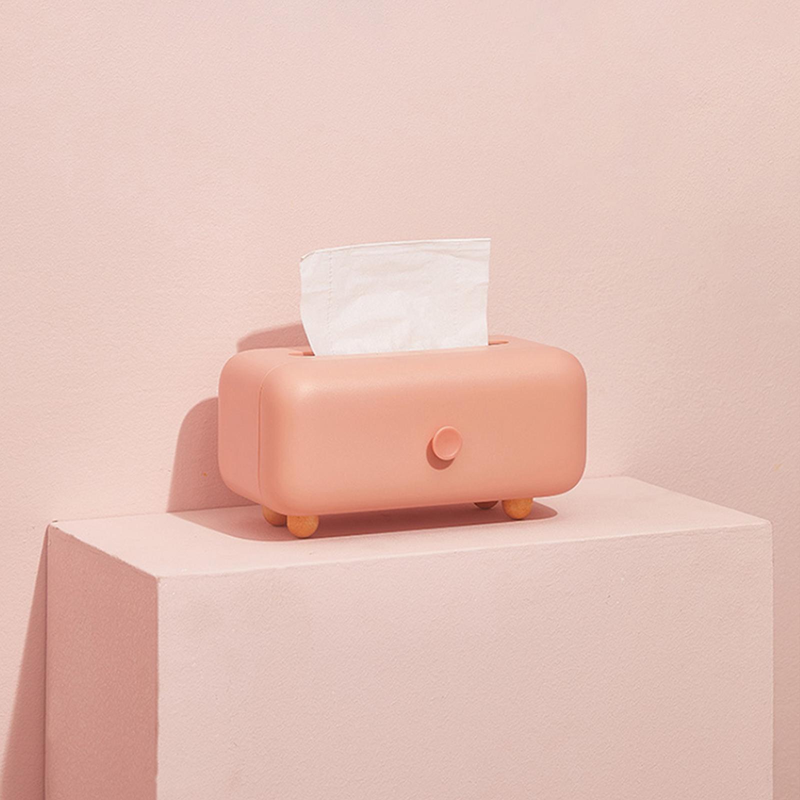 Tissue Box Holder Facial Tissue Paper Box Cover for Home Kitchen Decor