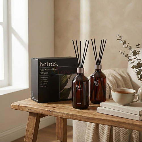 Tinh dầu nước hoa thơm phòng Hetras Premium Diffuser (500ml) - Hàng chính hãng