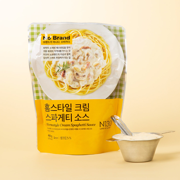 Sốt Kem Mì Ý Kiểu Gia Đình No Brand Túi 400g