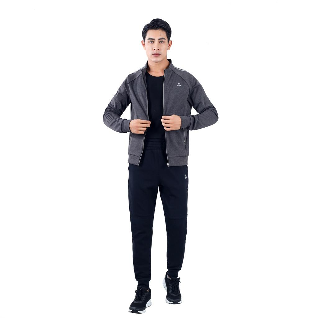 Bộ Nỉ Nam AM MTS003 Kiểu Dáng SlimFit Trẻ Trung Năng Động, Không Nhăn, Không Bám Bụi Chất Liệu Dày Dặn Sport1