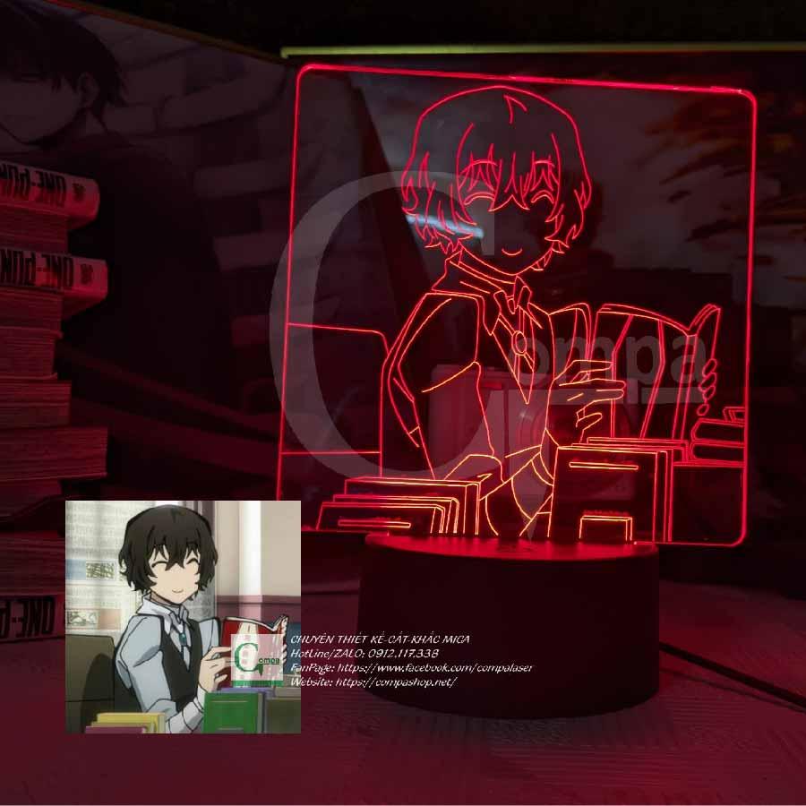 Đèn Ngủ Bungo Stray Dogs Dazai Osamu Type 12 ABSD0112 16 MÀU TÙY CHỈNH