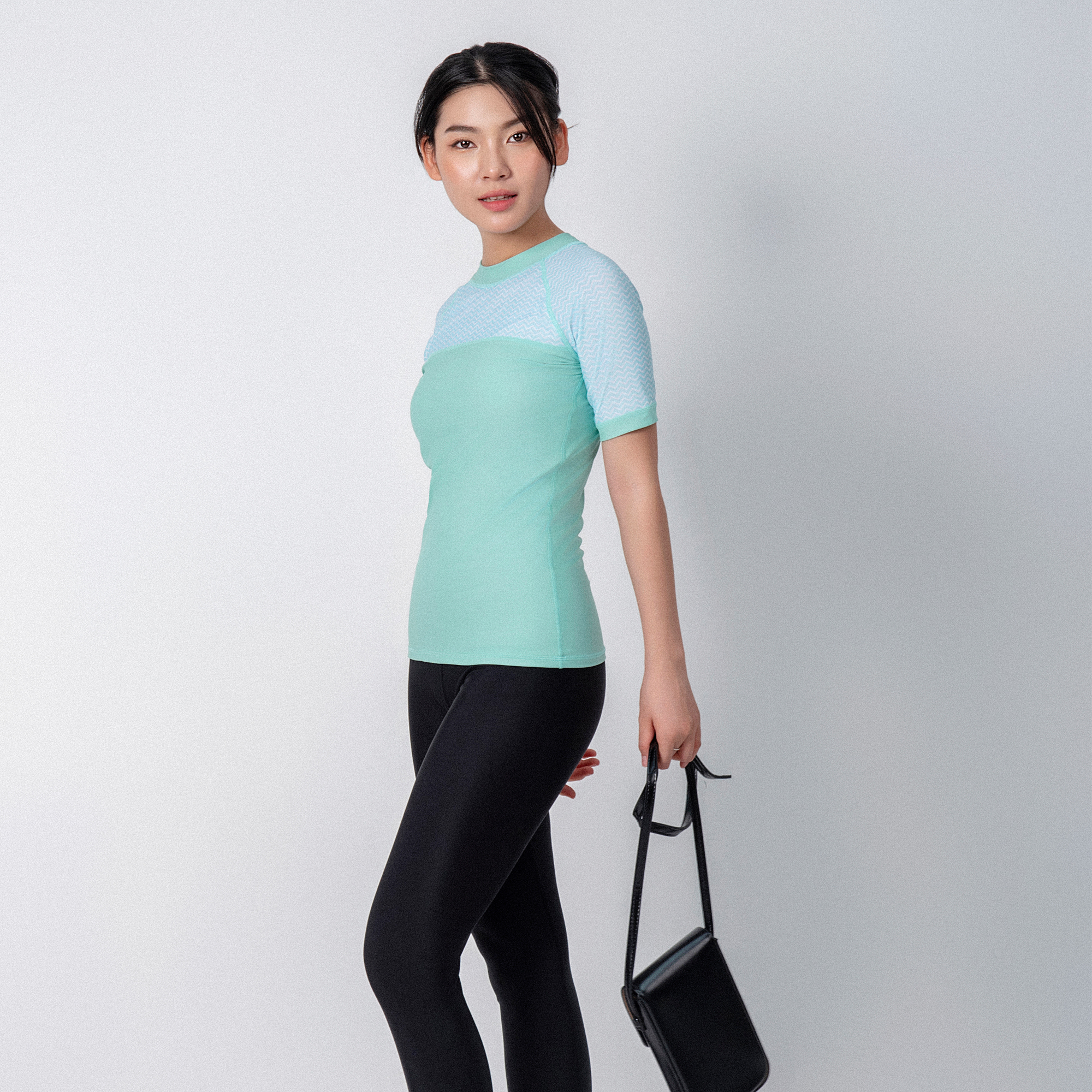 Destiny Clara Áo bơi nữ tay ngắn SOBIE