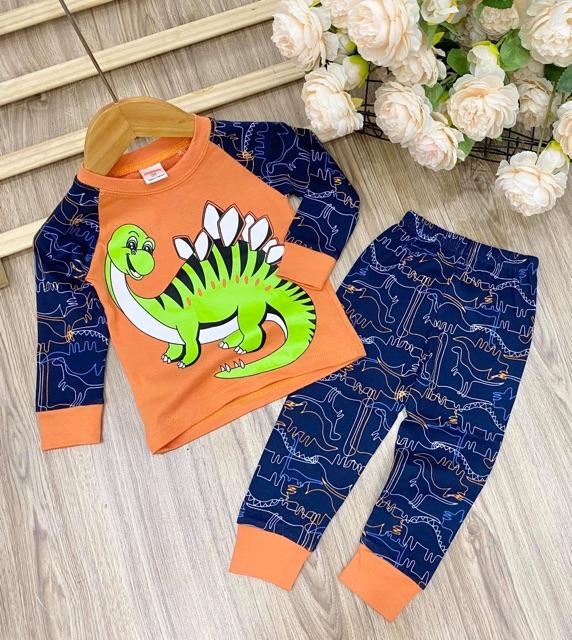 Bộ dài tay quần dài bé trai thun mềm mịn hàng xuất xịn từ 8- 22 ký mặc - đồ bộ trẻ em quần áo trẻ em