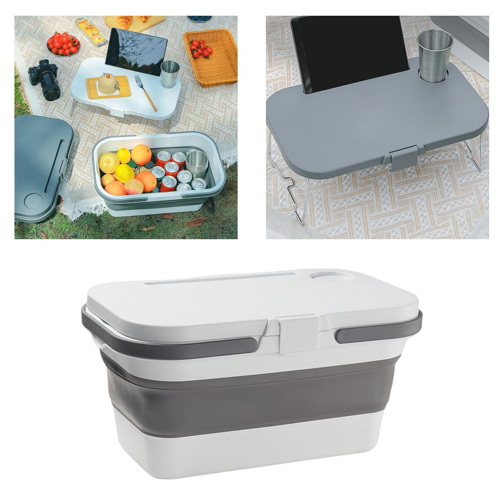 Travel Storage Basket with  2 in 1  Folding for Fishing