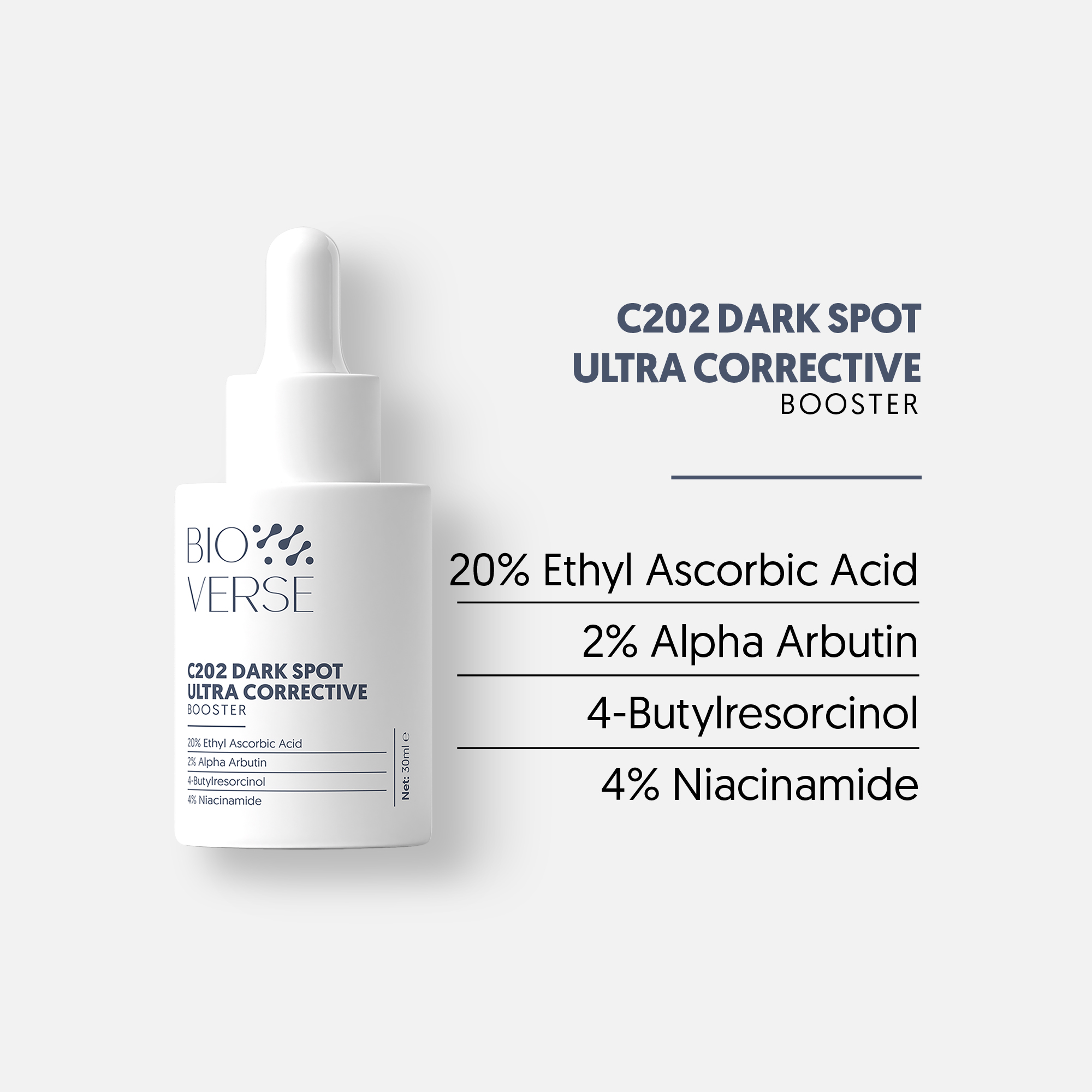Tinh chất Vitamin C202 trắng sáng da & chống lão hóa C202 Dark Spot Ultra Corrective Boos 30ml