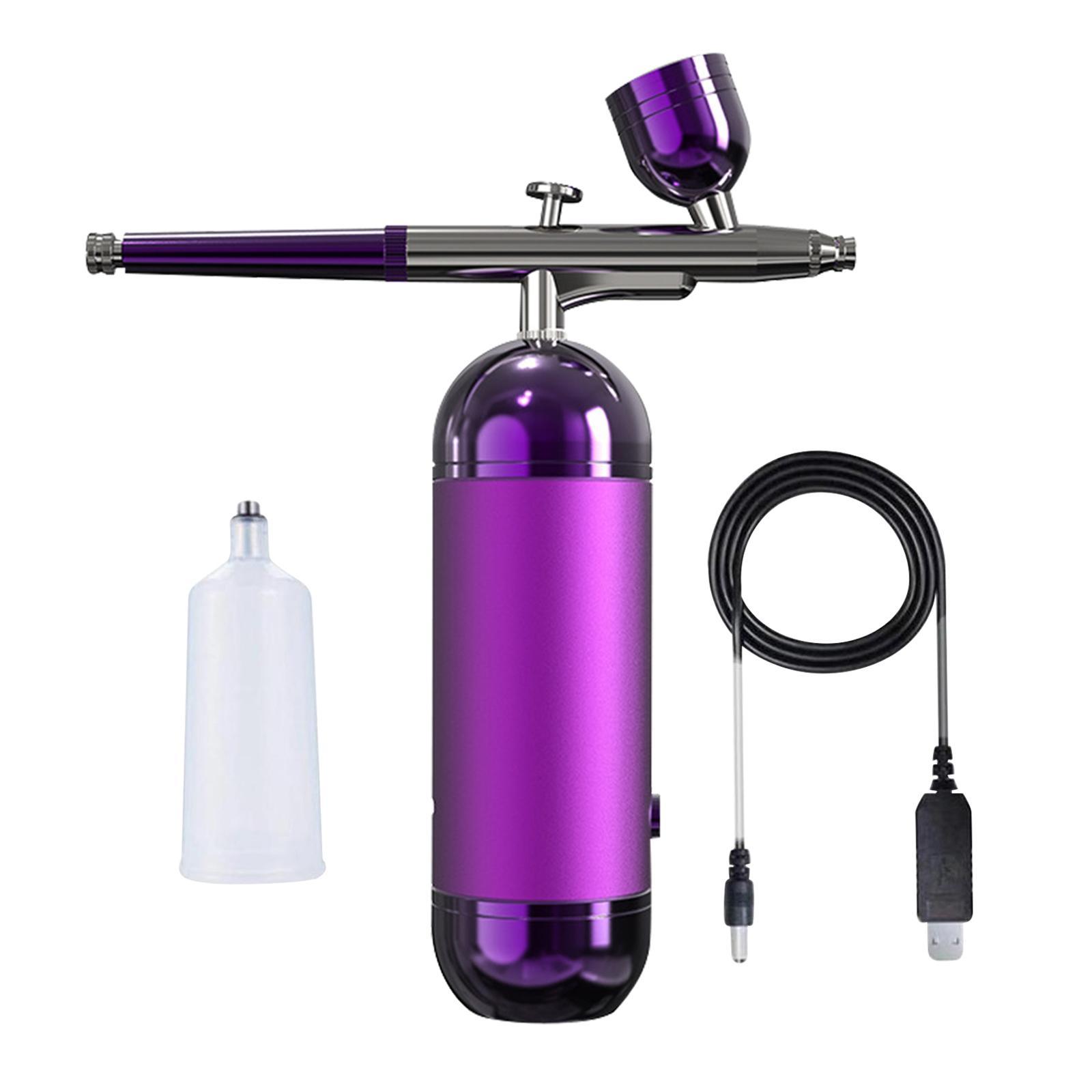 Airbrush Kit Brush Pen Portable for Art Drawing Manicure Makeup Long