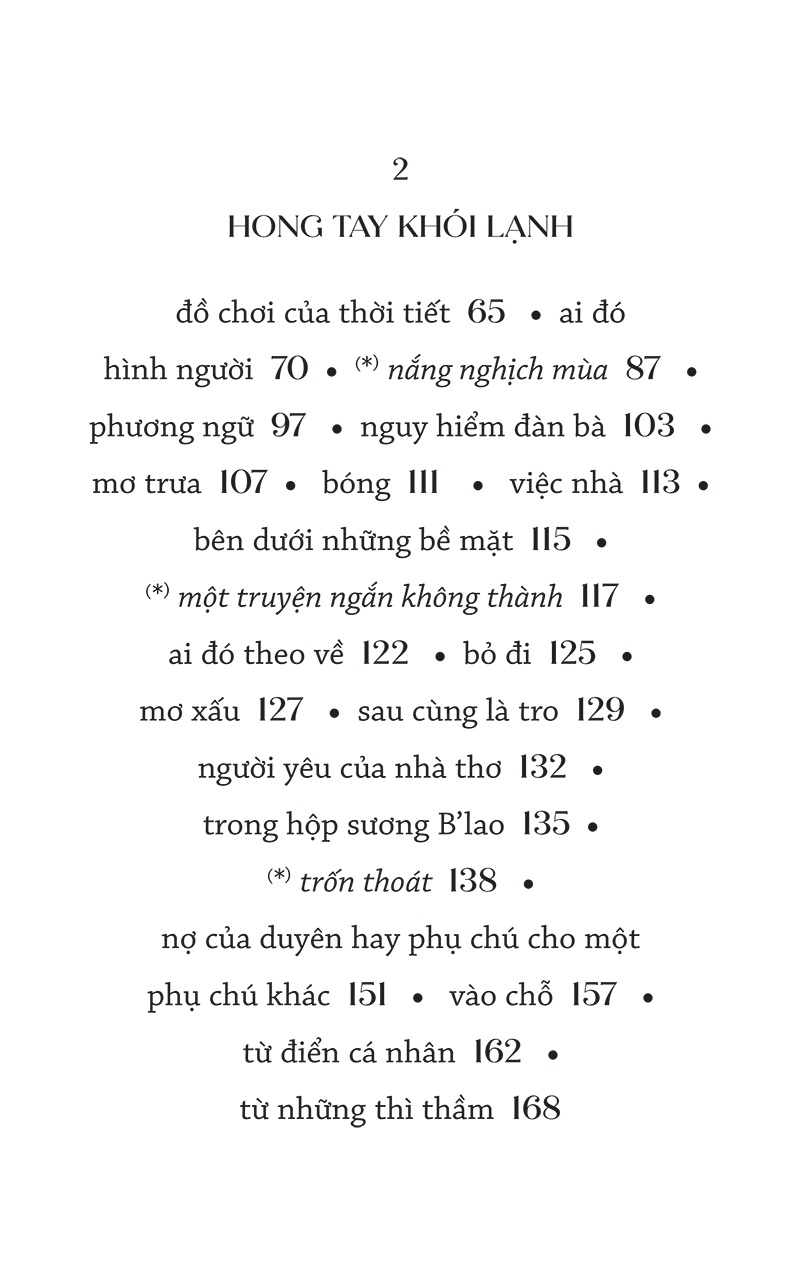 Hong Tay Khói Lạnh_TRẺ