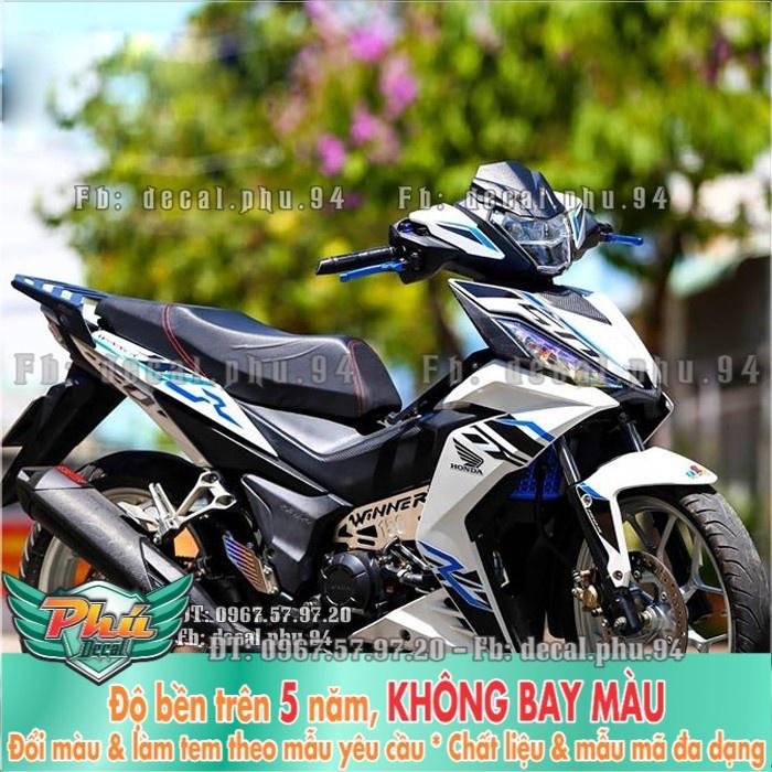 Tem rời Winner RS 150 trắng