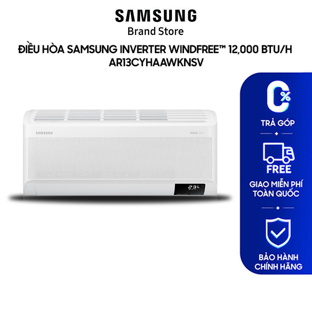 [MIỄN PHÍ VẬN CHUYỂN] Điều Hòa Samsung Inverter WindFree 12,000 BTU/h AR13CYHAAWKNSV - Hàng chính hãng