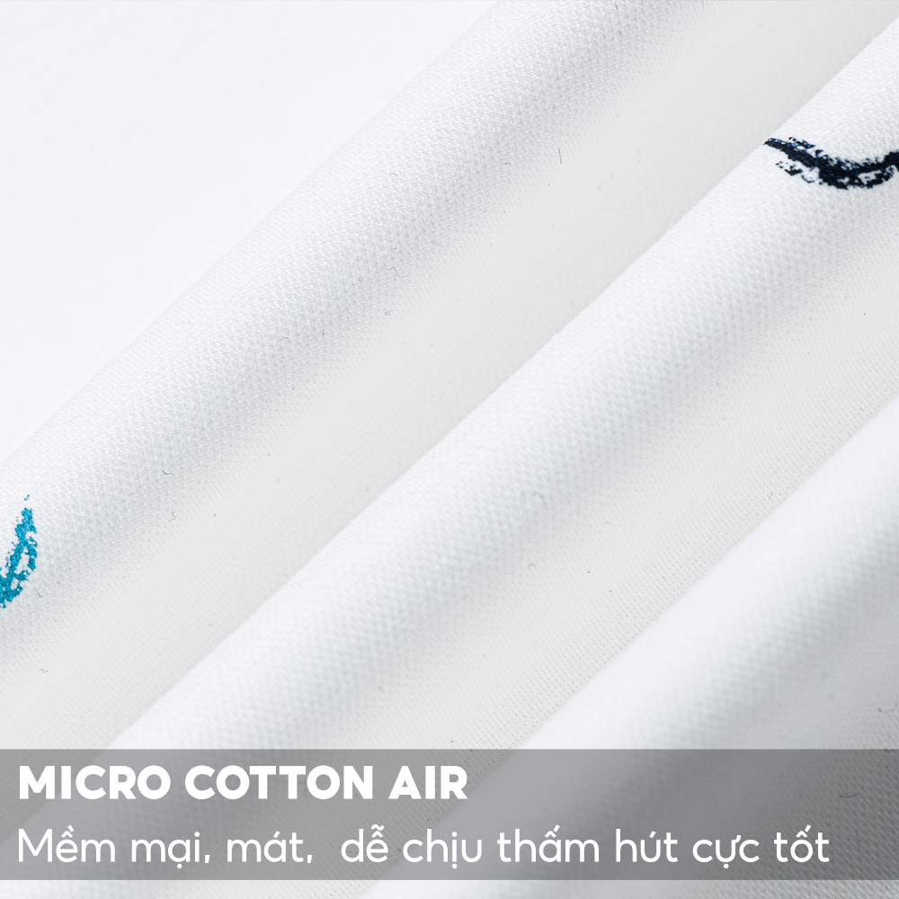 Áo Polo Nam Có Cổ 5S FASHION, Chất Micro Cotton Air, Thiết Kế In Tràn Họa Tiết Lịch Lãm (APC23088)